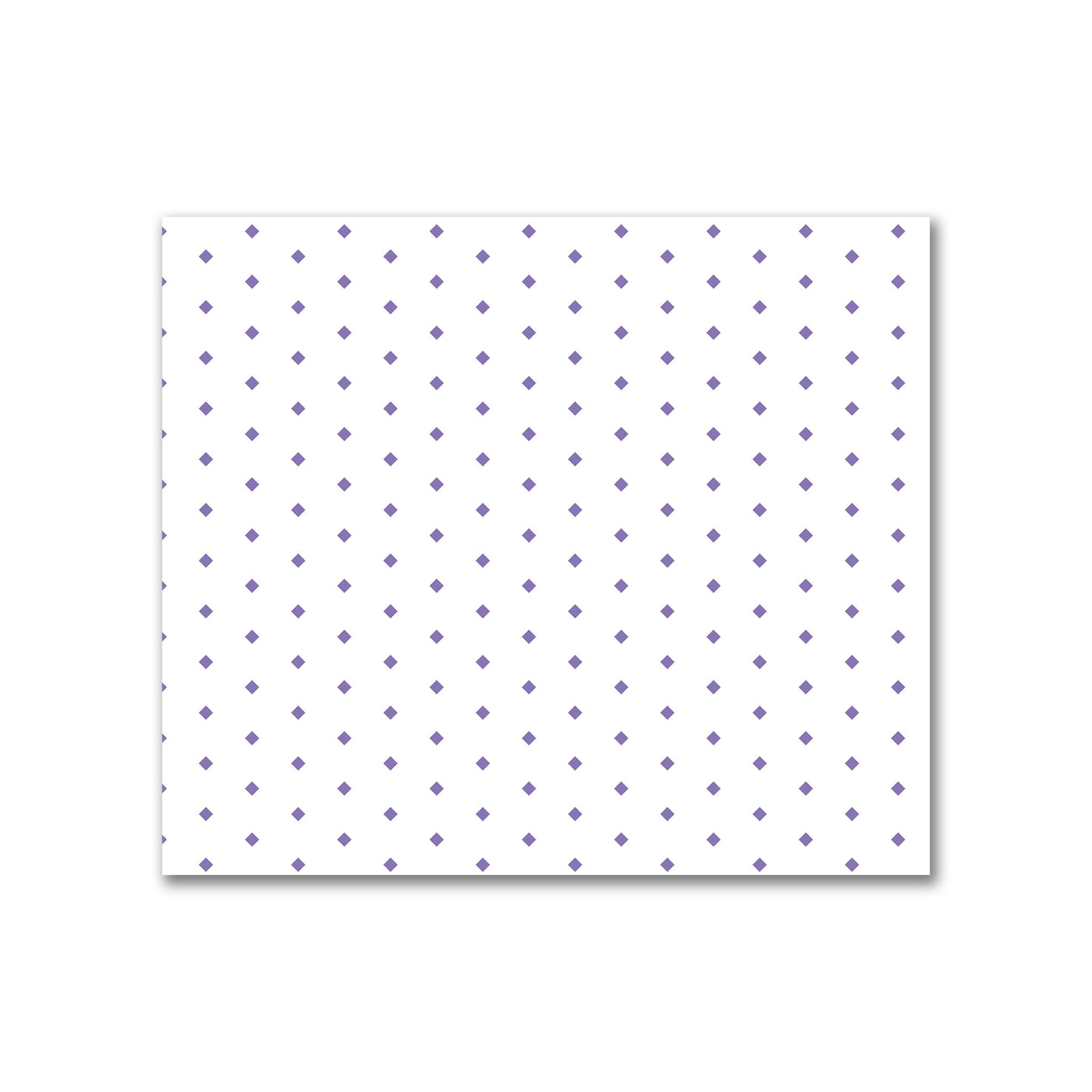 Off-White Cotton Canvas Fabric with Fine Purple Diamonds, FACC-1320-111