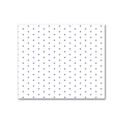 Off-White Cotton Canvas Fabric with Fine Purple Diamonds, FACC-1320-111