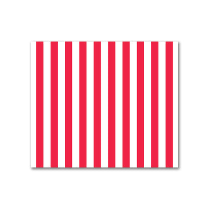 Off-White Cotton Canvas Fabric with Red Bars, FACC-1330-051
