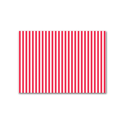 Off-White Cotton Canvas Fabric with Red Bars, FACC-1330-051