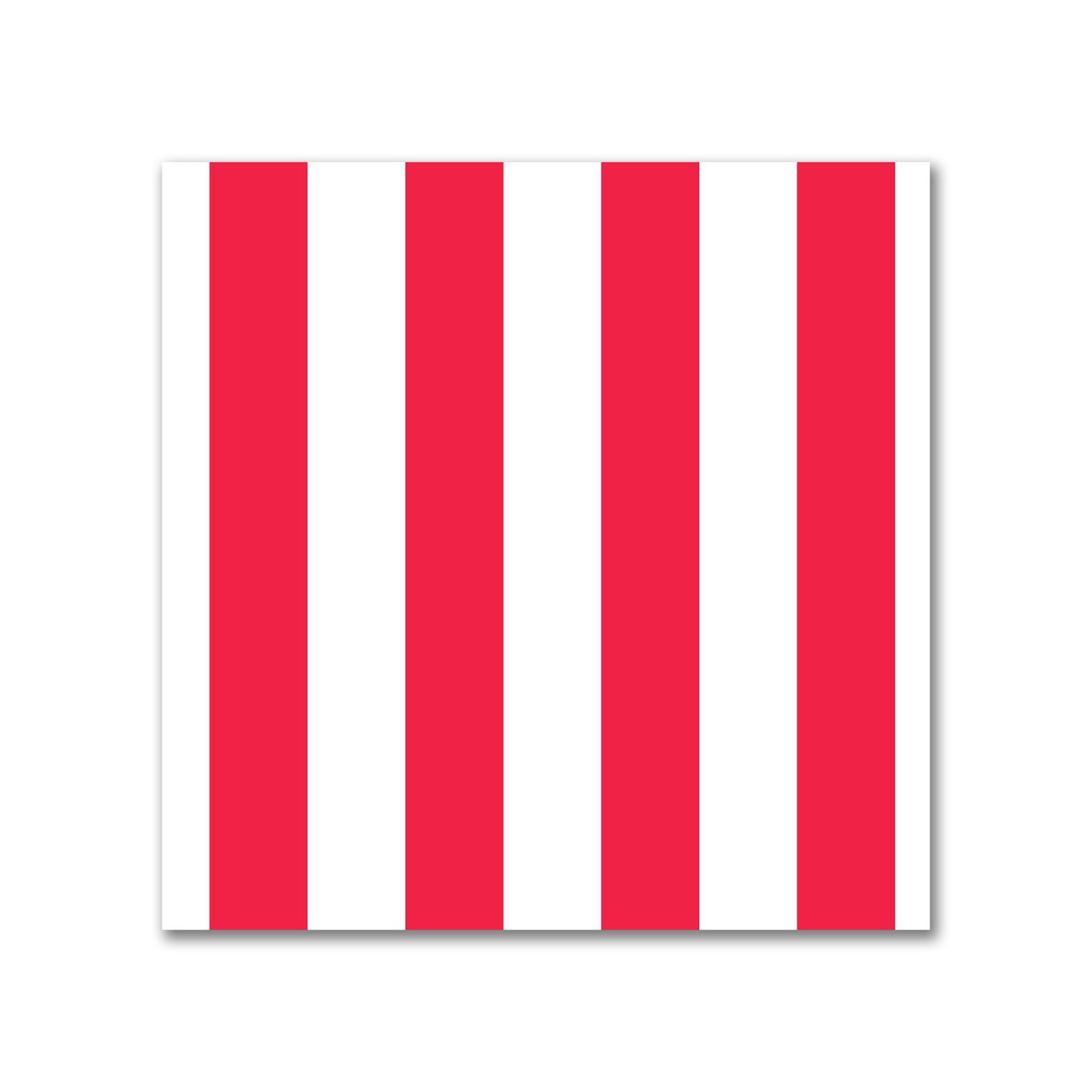 Off-White Cotton Canvas Fabric with Red Bars, FACC-1330-051