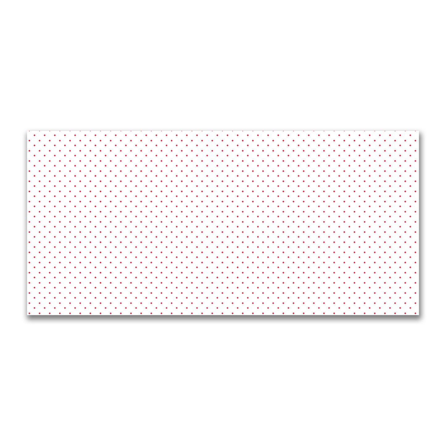 Off-White Cotton Canvas Fabric with Red Diamonds, FACC-1330-101