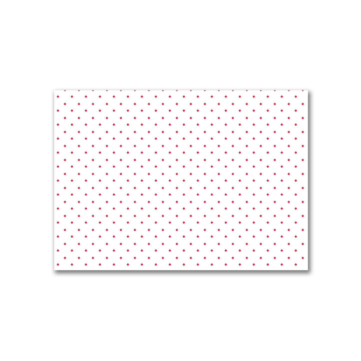 Off-White Cotton Canvas Fabric with Red Diamonds, FACC-1330-101