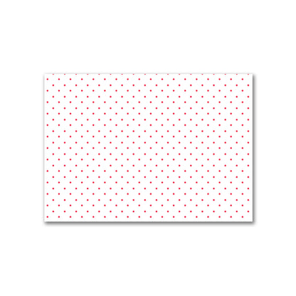 Off-White Cotton Canvas Fabric with Red Diamonds, FACC-1330-101