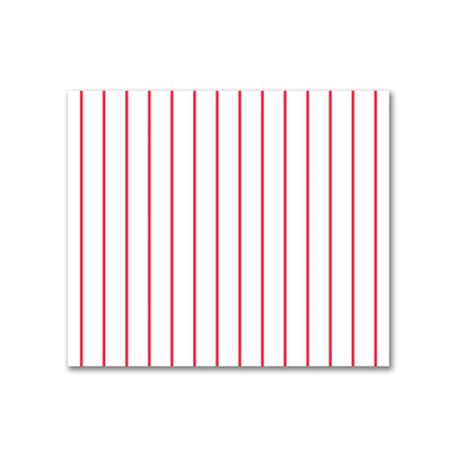 Off-White Cotton Canvas Fabric with Fine Red Stripes, FACC-1330-151