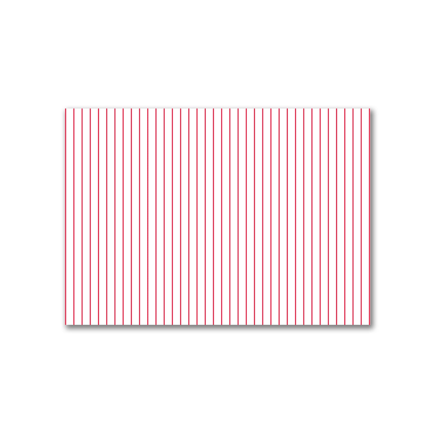 Off-White Cotton Canvas Fabric with Fine Red Stripes, FACC-1330-151