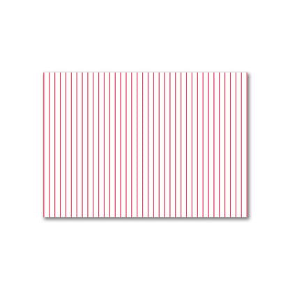 Off-White Cotton Canvas Fabric with Fine Red Stripes, FACC-1330-151