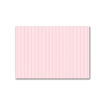 Off-White Cotton Canvas Fabric with Fine Red Stripes, FACC-1330-151