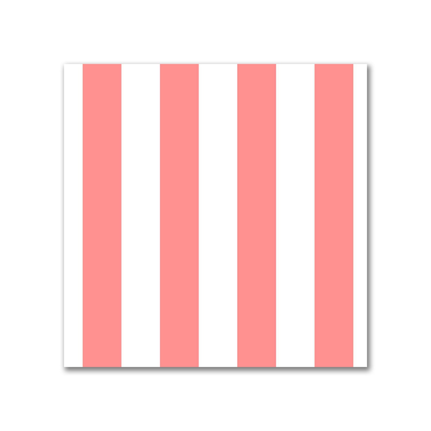 Off-White Cotton Canvas Fabric with Pink Bars, FACC-1340-051