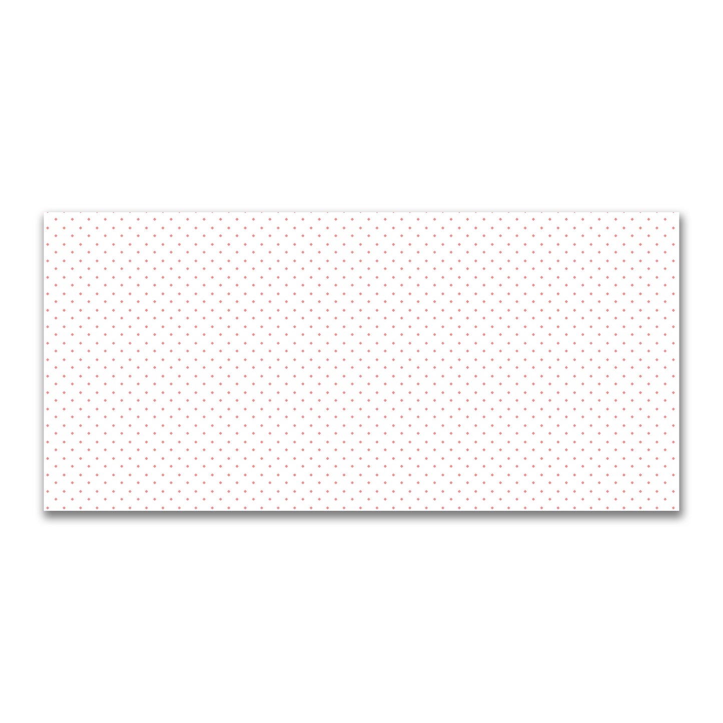 Off-White Cotton Canvas Fabric with Pink Diamonds, FACC-1340-101