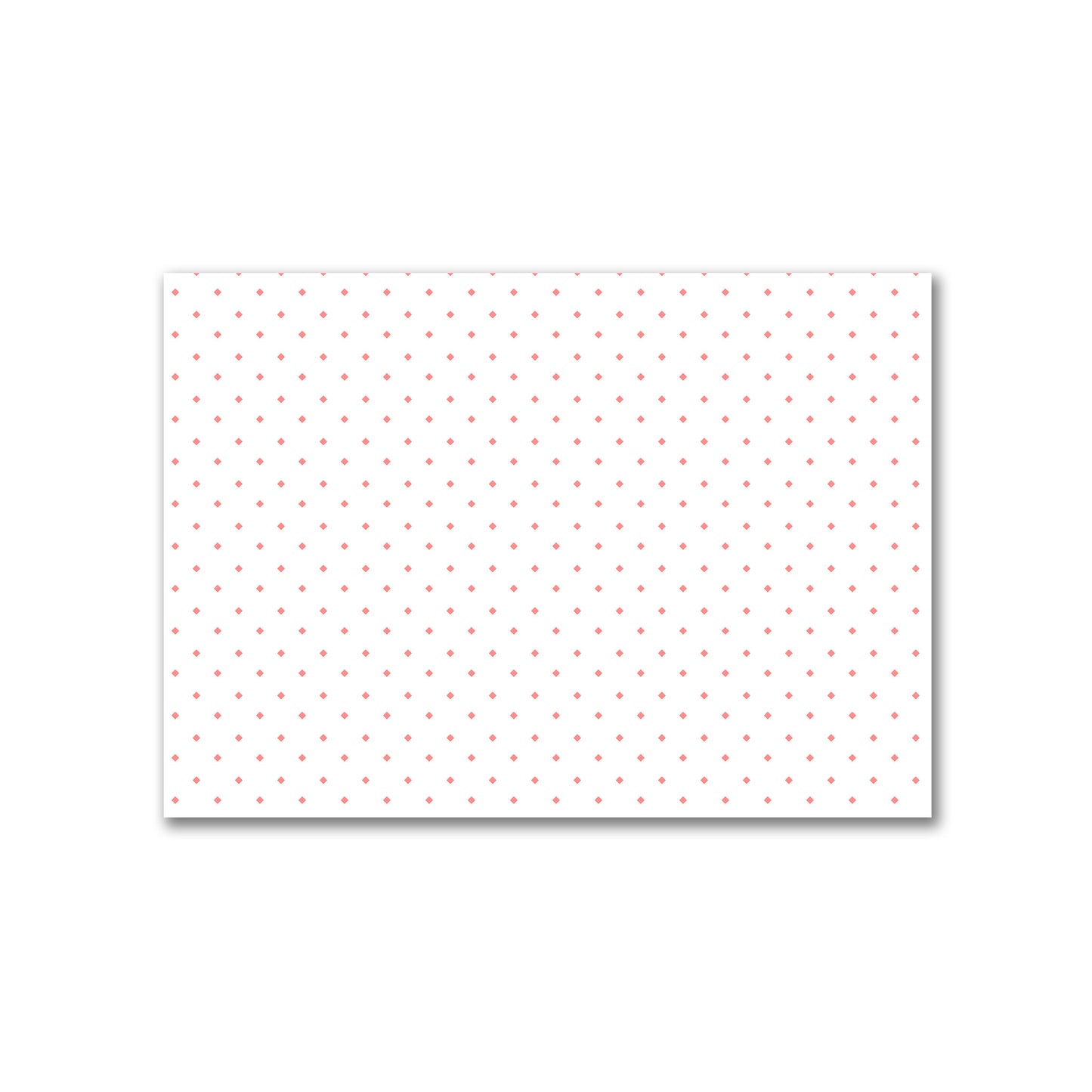 Off-White Cotton Canvas Fabric with Pink Diamonds, FACC-1340-101