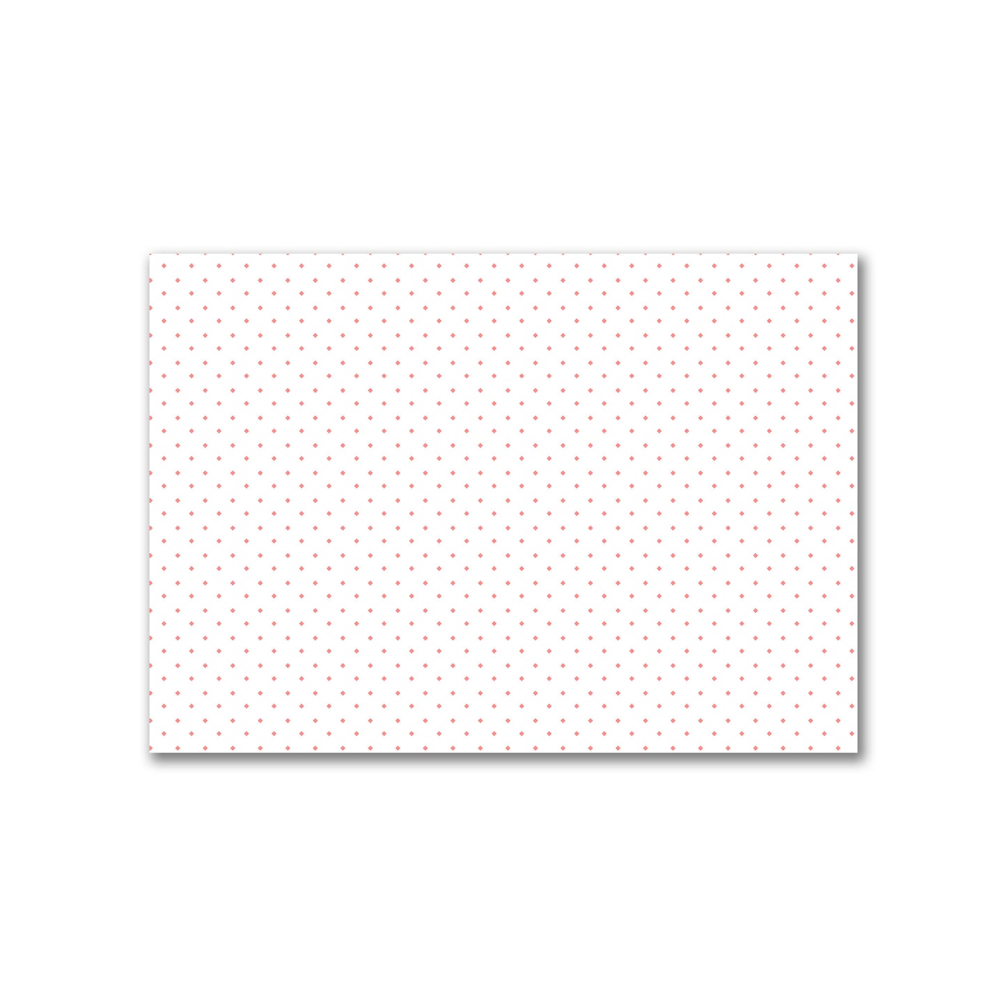 Off-White Cotton Canvas Fabric with Pink Diamonds, FACC-1340-101