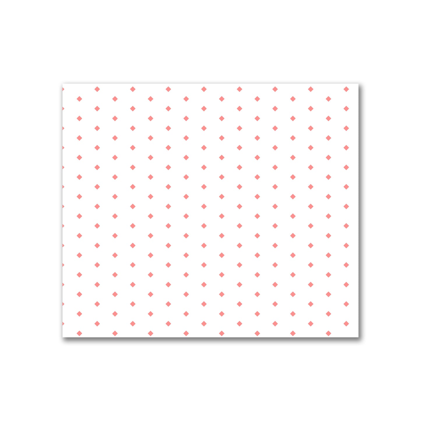 Off-White Cotton Canvas Fabric with Fine Pink Diamonds, FACC-1340-111
