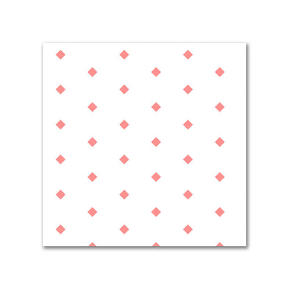 Off-White Cotton Canvas Fabric with Fine Pink Diamonds, FACC-1340-111