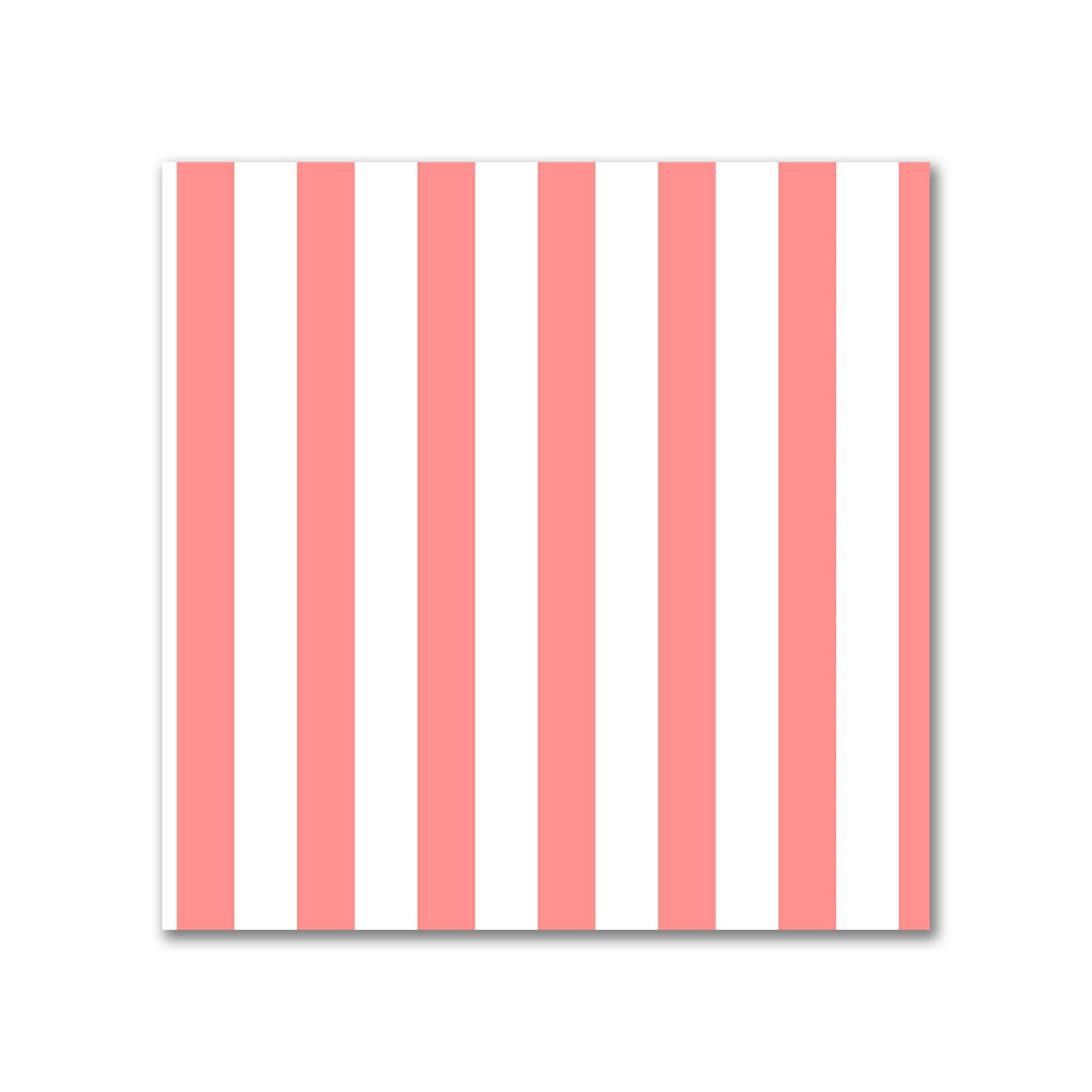 Off-White Cotton Canvas Fabric with Thin Pink Bars, FACC-1340-241