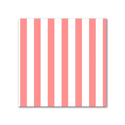 Off-White Cotton Canvas Fabric with Thin Pink Bars, FACC-1340-241
