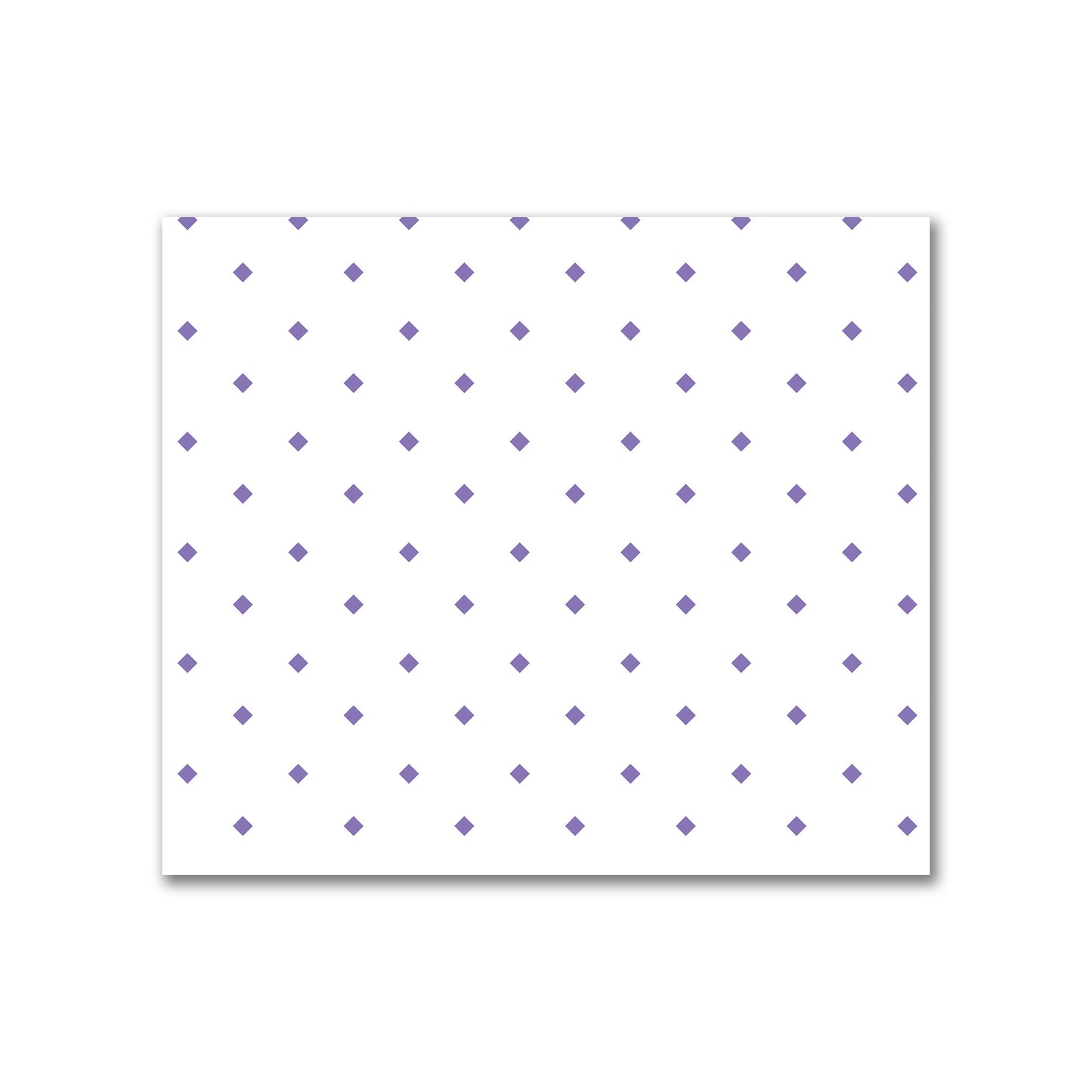 Off-White Cotton Canvas Fabric with Purple Diamonds, FACC-1350-101
