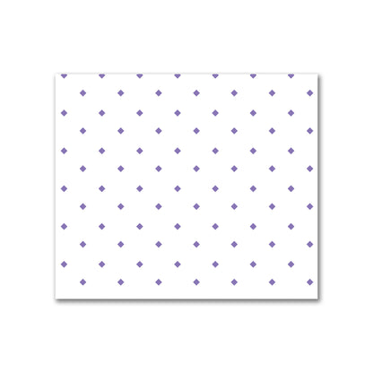 Off-White Cotton Canvas Fabric with Purple Diamonds, FACC-1350-101