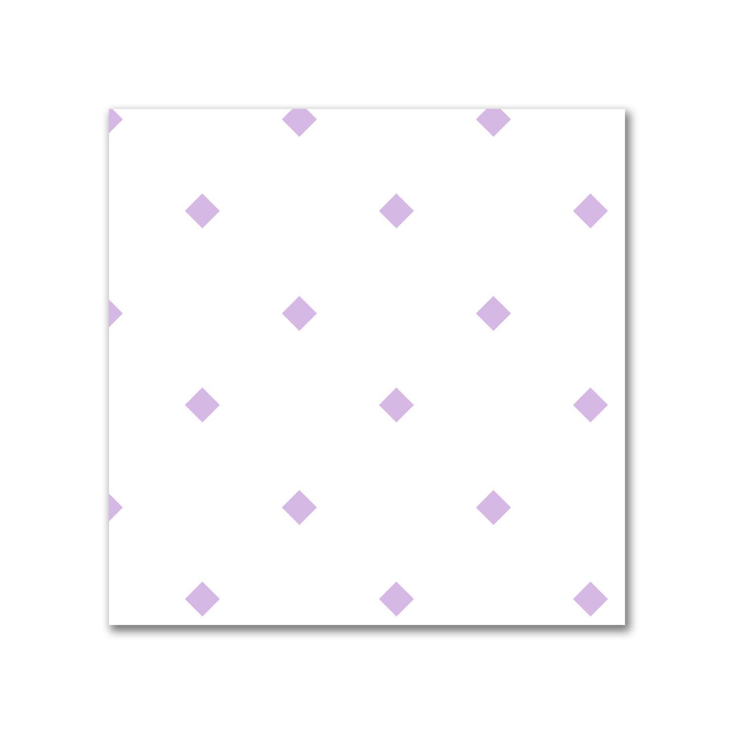 Off-White Cotton Canvas Fabric with Mauve Diamonds, FACC-1360-101