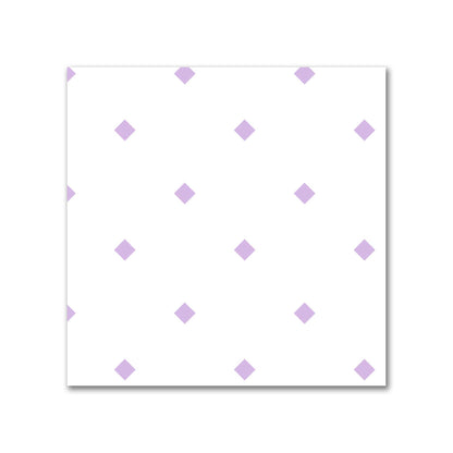 Off-White Cotton Canvas Fabric with Mauve Diamonds, FACC-1360-101