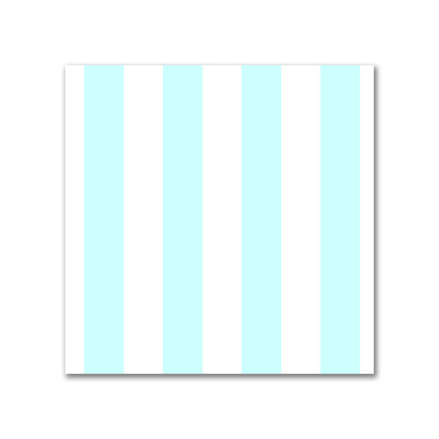 Off-White Cotton Canvas Fabric with Blue Bars, FACC-1370-051