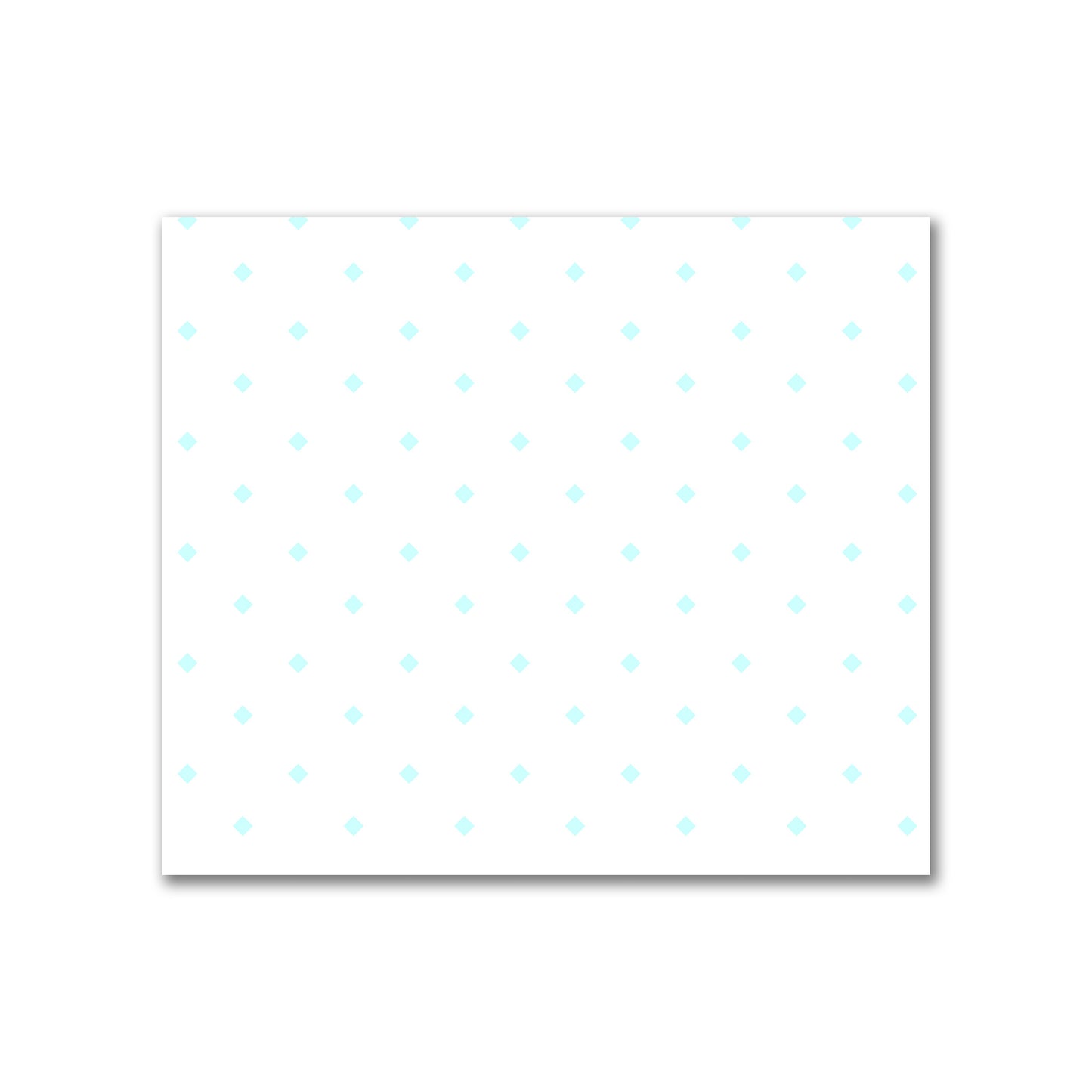 Off-White Cotton Canvas Fabric with Blue Diamonds, FACC-1370-101
