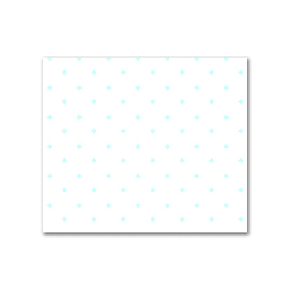 Off-White Cotton Canvas Fabric with Blue Diamonds, FACC-1370-101