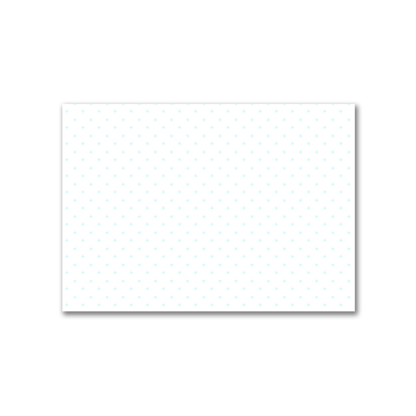 Off-White Cotton Canvas Fabric with Blue Diamonds, FACC-1370-101