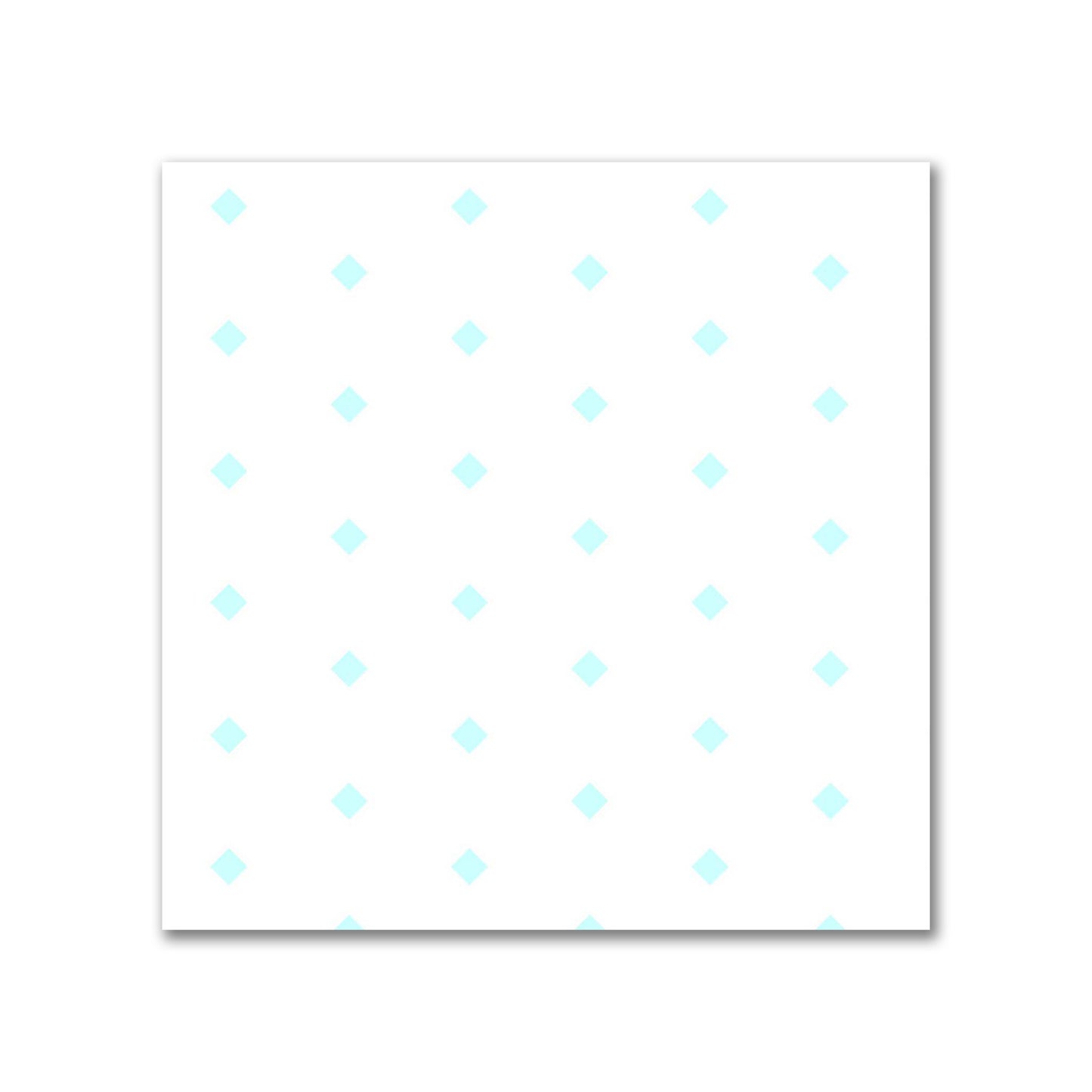 Off-White Cotton Canvas Fabric with Fine Blue Diamonds, FACC-1370-111