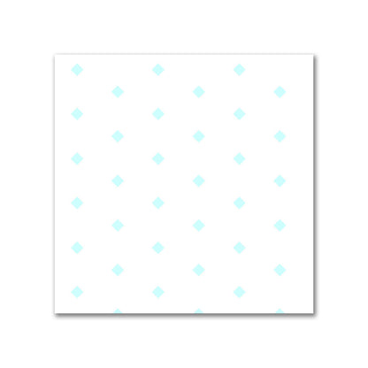 Off-White Cotton Canvas Fabric with Fine Blue Diamonds, FACC-1370-111