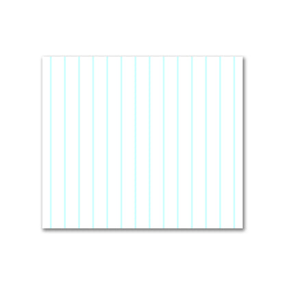 Off-White Cotton Canvas Fabric with Fine Blue Stripes, FACC-1370-151