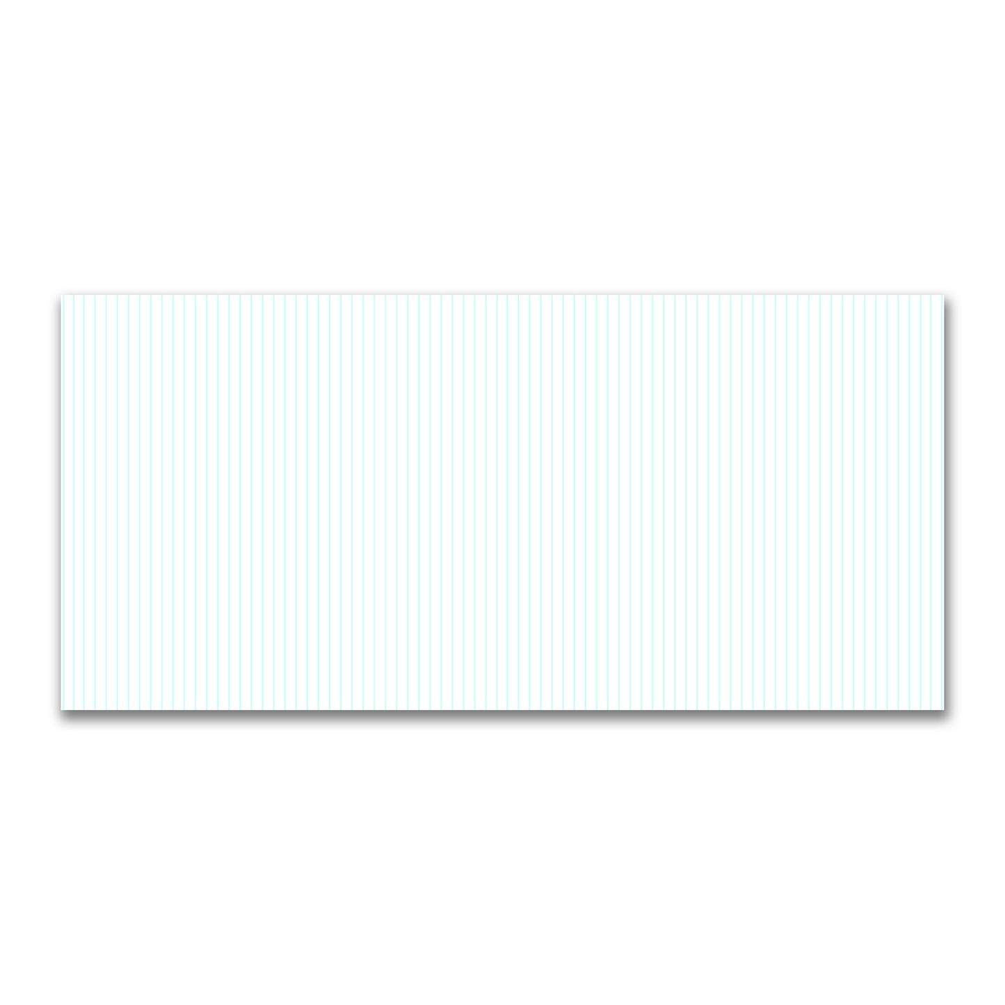 Off-White Cotton Canvas Fabric with Fine Blue Stripes, FACC-1370-151