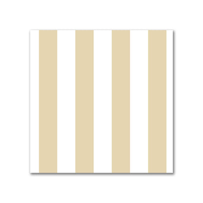 Off-White Cotton Canvas Fabric with Tan Bars, FACC-1371-051