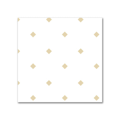 Off-White Cotton Canvas Fabric with Tan Diamonds, FACC-1371-101