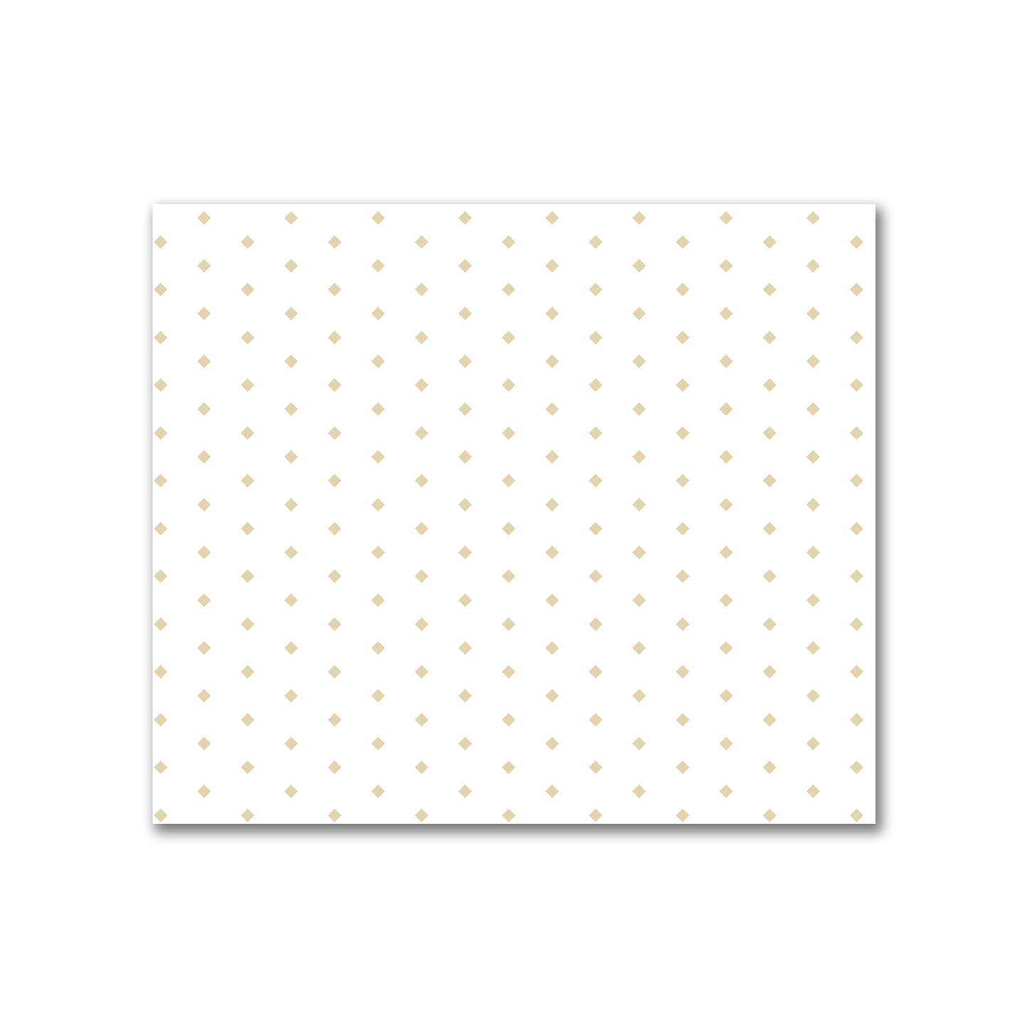 Off-White Cotton Canvas Fabric with Fine Tan Diamonds, FACC-1371-111