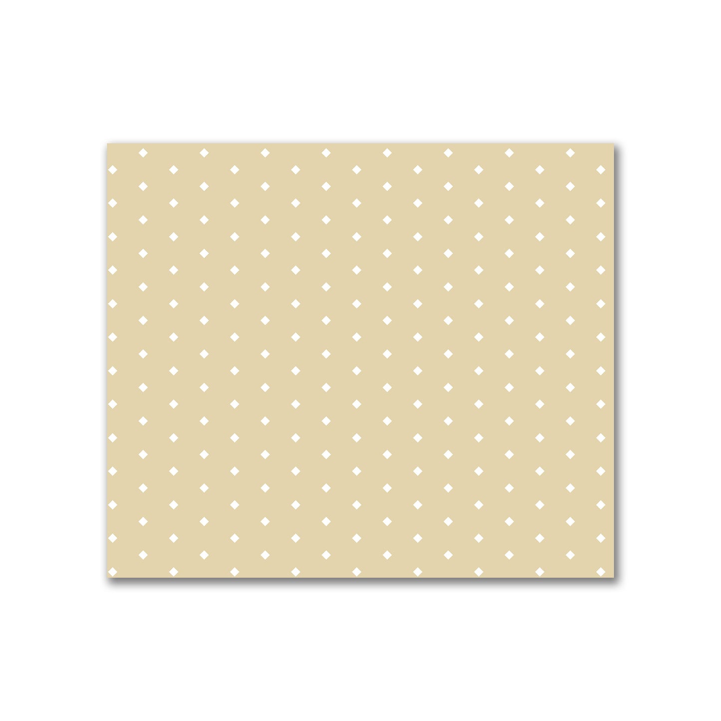Cotton Canvas Fabric with Fine Off-White Diamonds on Tan, FACC-1371-112