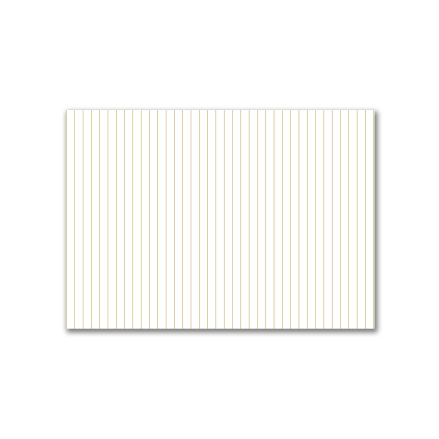 Off-White Cotton Canvas Fabric with Fine Tan Stripes, FACC-1371-151
