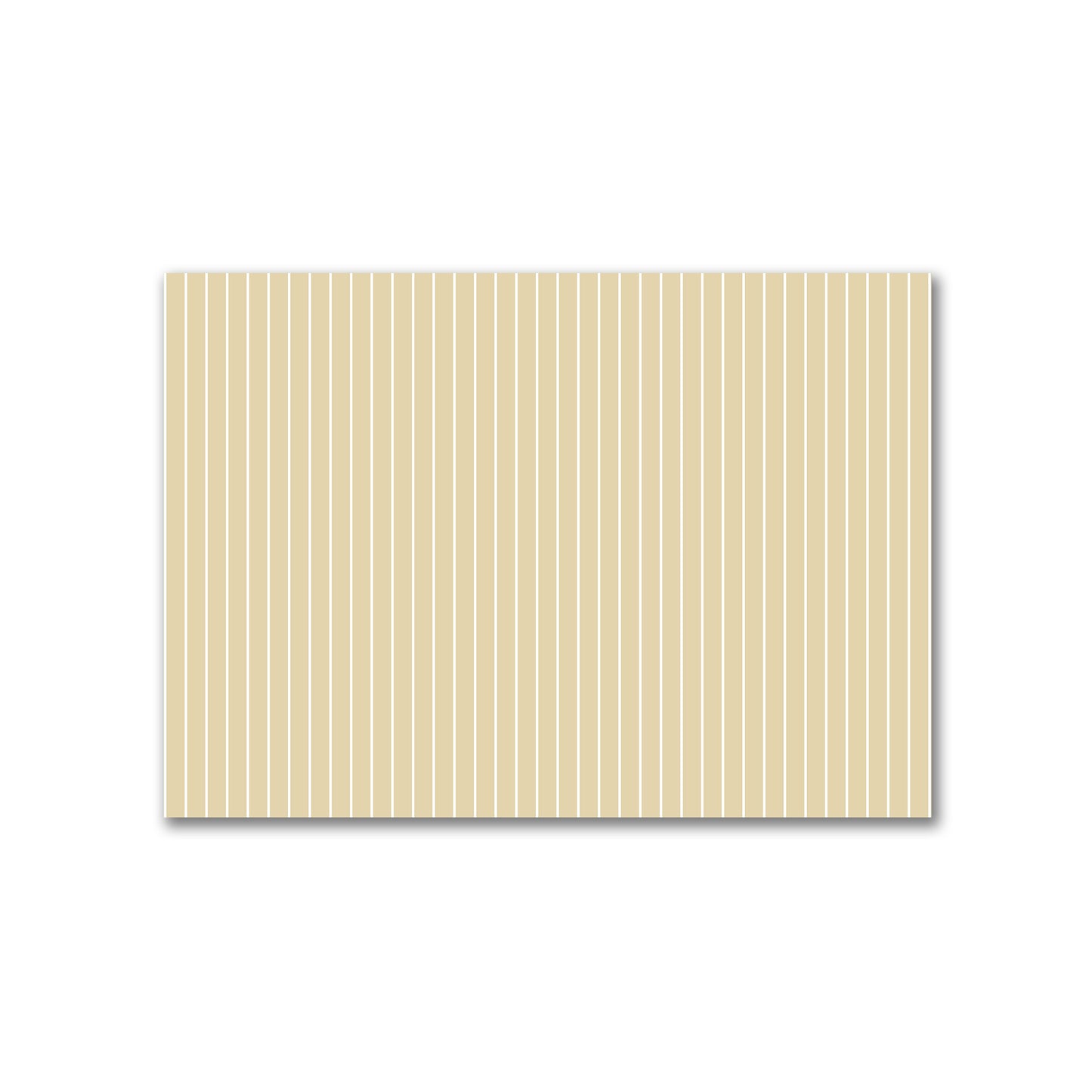 Cotton Canvas Fabric with Fine Off-White Stripes on Tan, FACC-1371-152