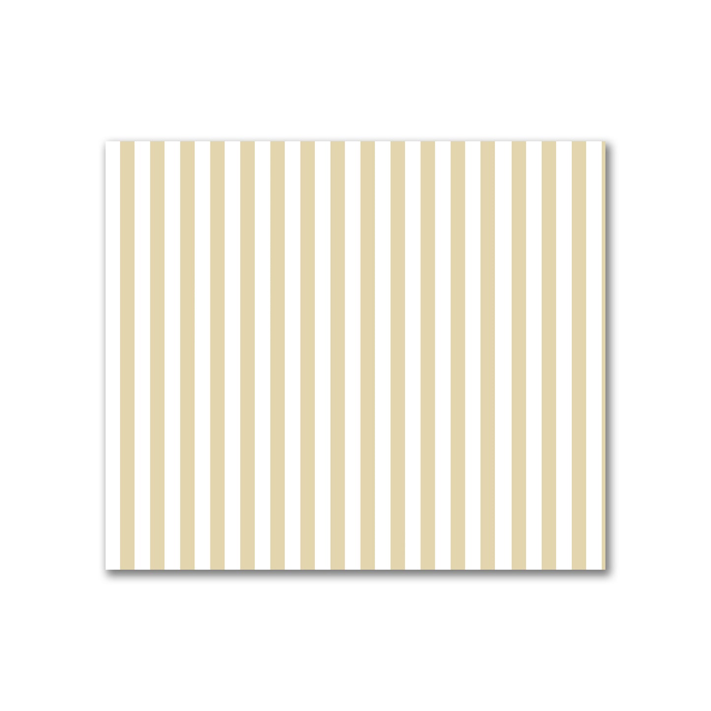 Off-White Cotton Canvas Fabric with Thin Tan Bars, FACC-1371-241