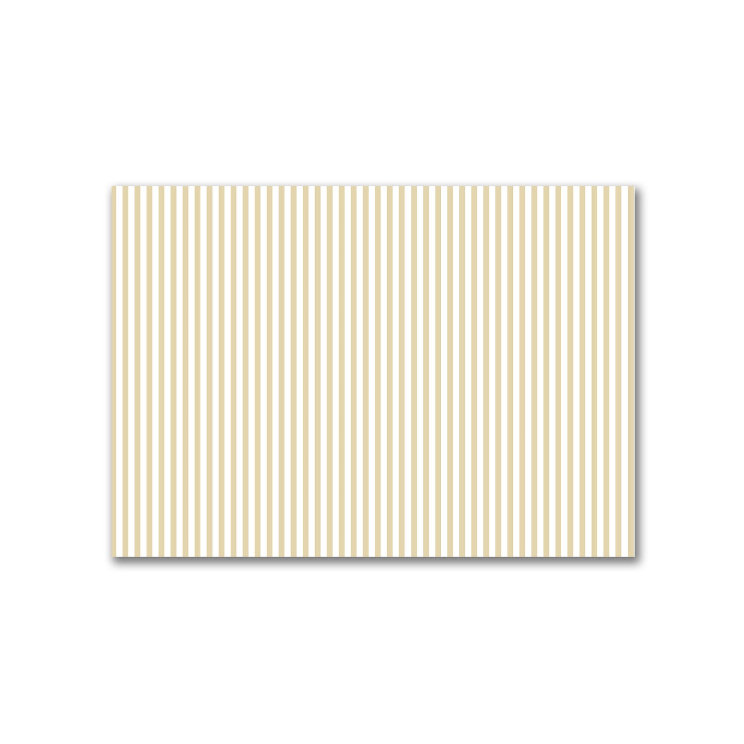 Off-White Cotton Canvas Fabric with Thin Tan Bars, FACC-1371-241
