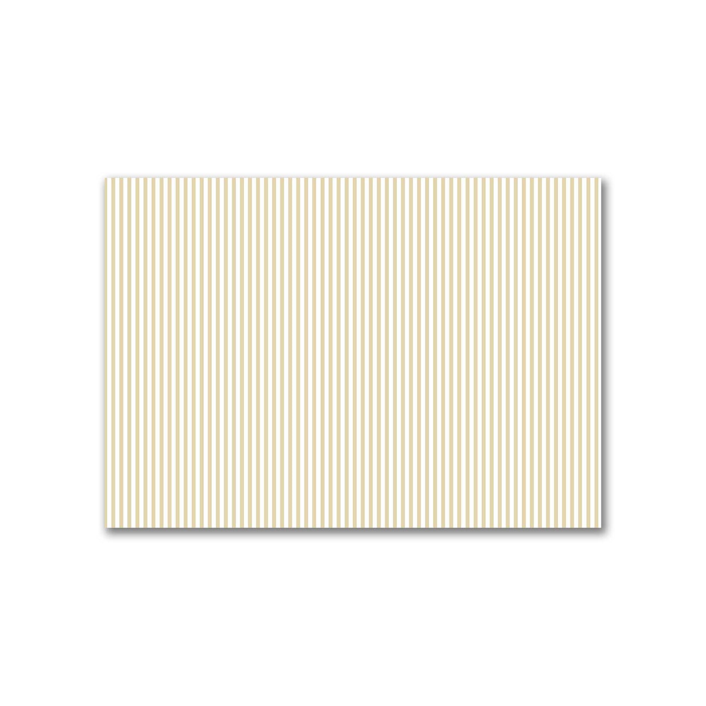 Off-White Cotton Canvas Fabric with Thin Tan Bars, FACC-1371-241