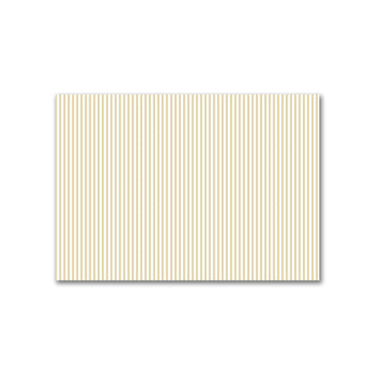 Off-White Cotton Canvas Fabric with Thin Tan Bars, FACC-1371-241