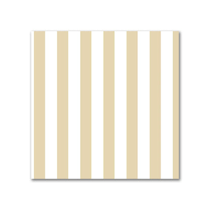 Off-White Cotton Canvas Fabric with Thin Tan Bars, FACC-1371-241