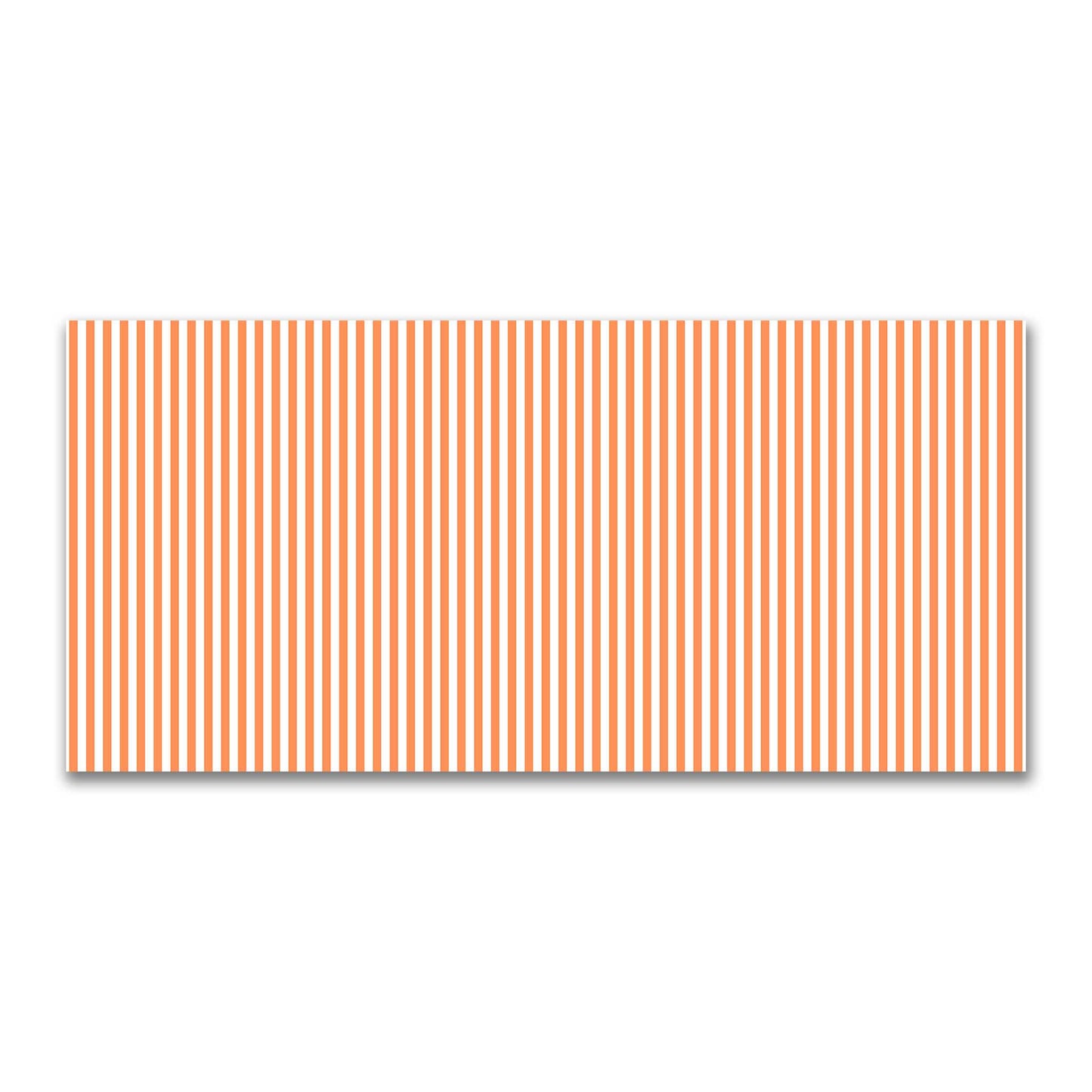 Off-White Cotton Canvas Fabric with Orange Bars, FACC-1380-051