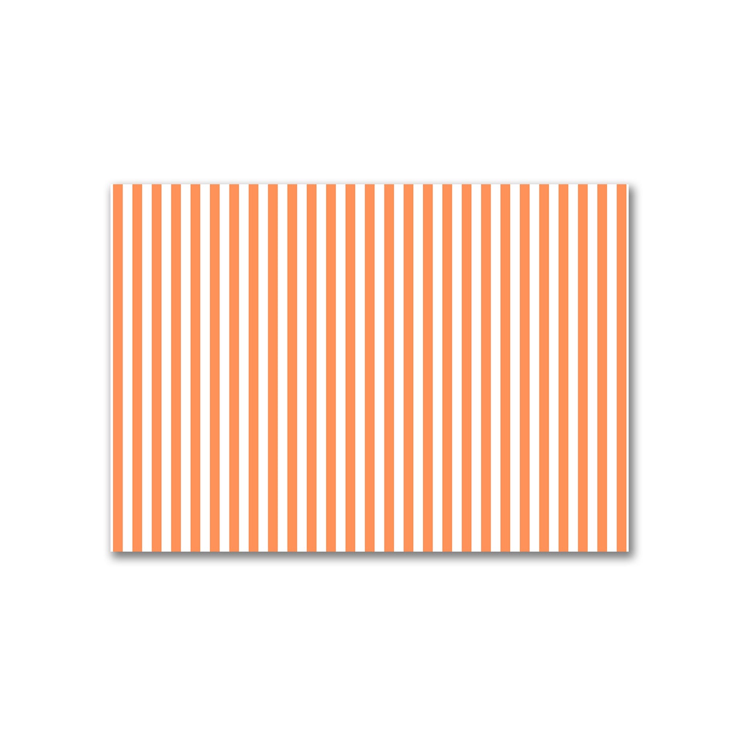 Off-White Cotton Canvas Fabric with Orange Bars, FACC-1380-051