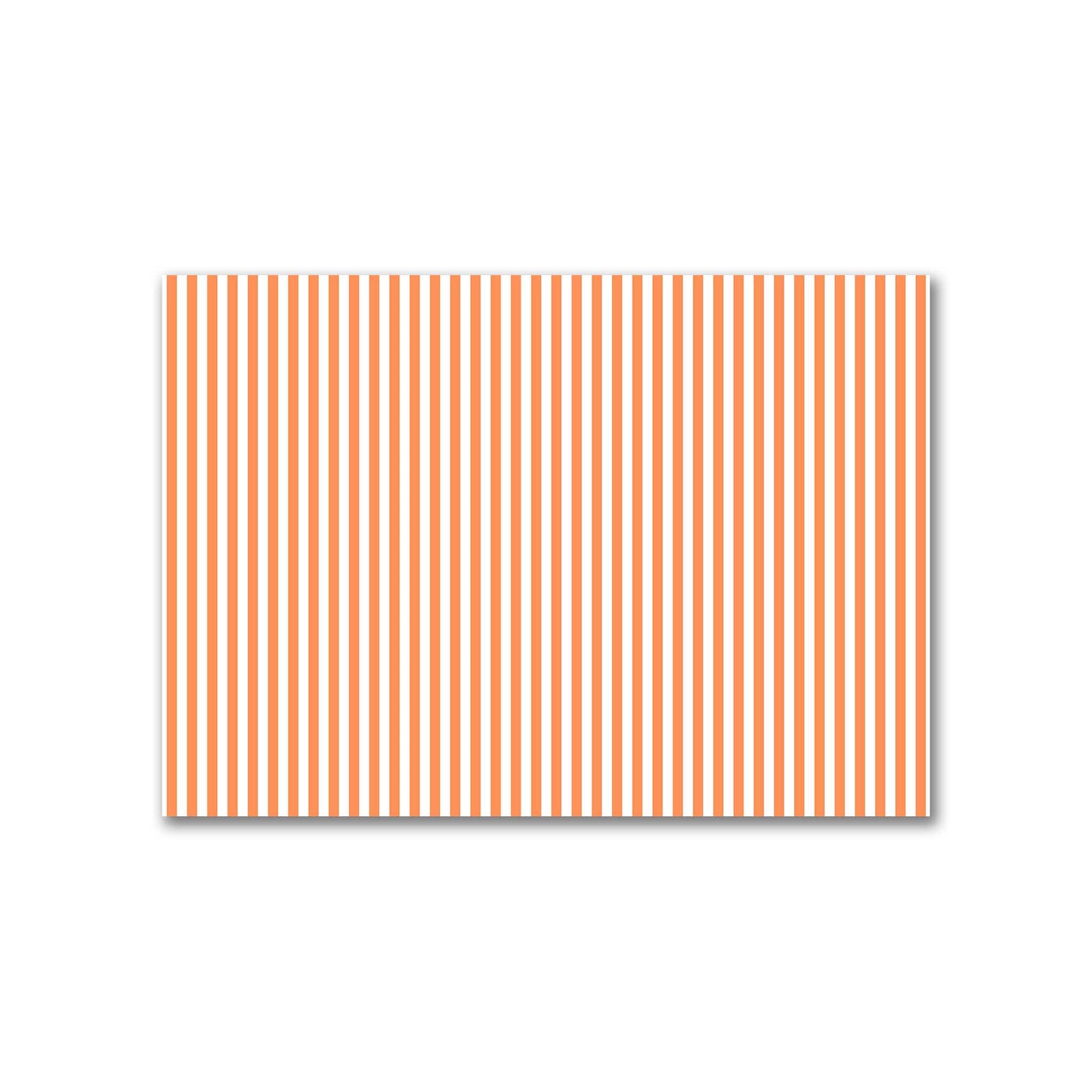 Off-White Cotton Canvas Fabric with Orange Bars, FACC-1380-051