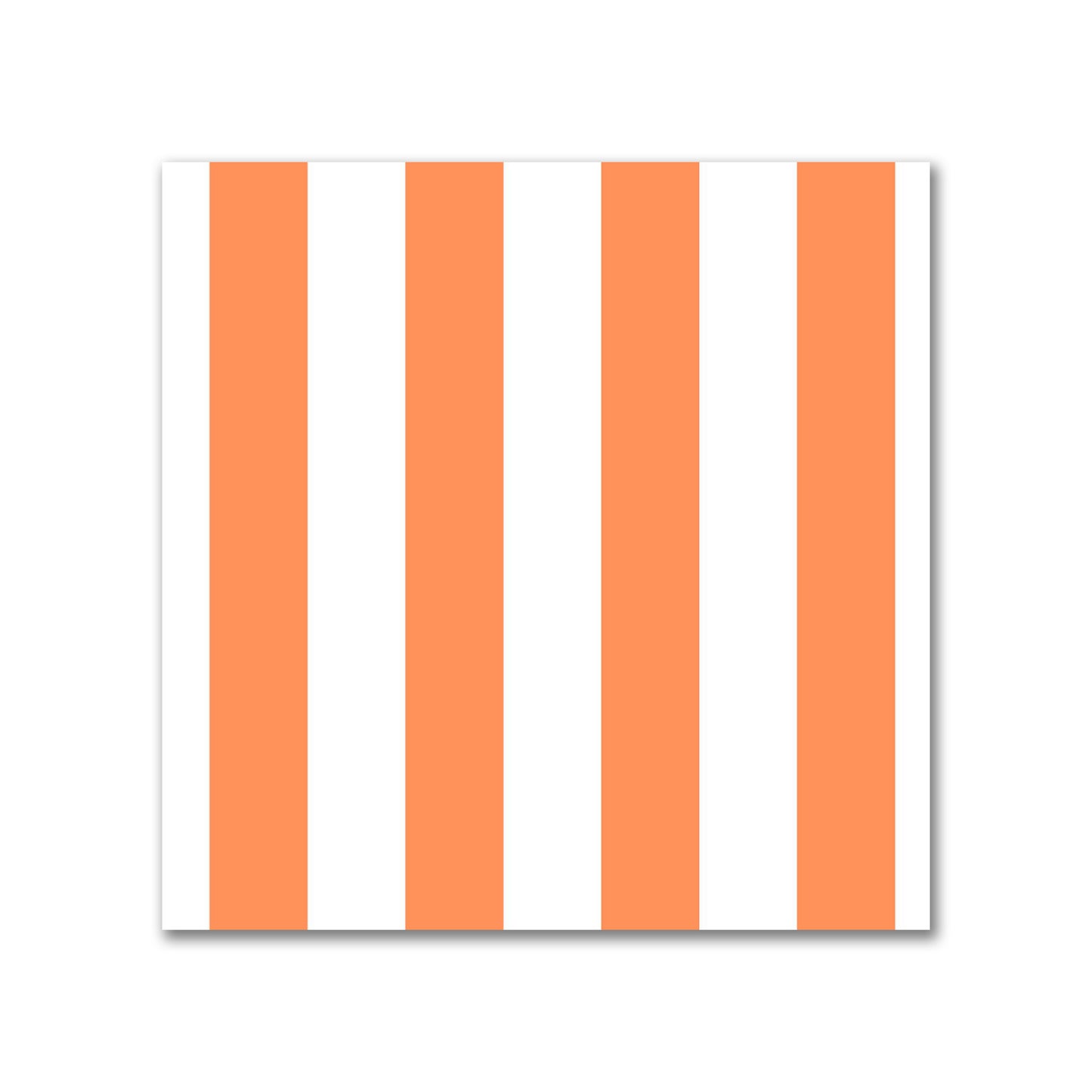 Off-White Cotton Canvas Fabric with Orange Bars, FACC-1380-051