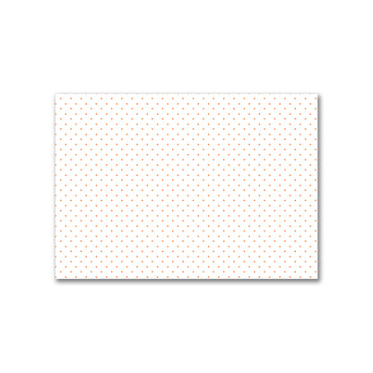 Off-White Cotton Canvas Fabric with Orange Diamonds, FACC-1380-101