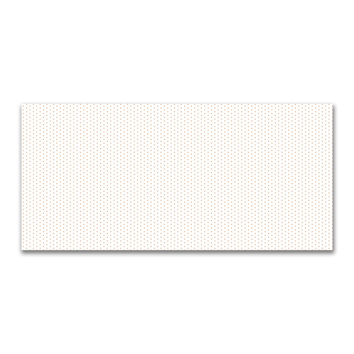 Off-White Cotton Canvas Fabric with Fine Orange Diamonds, FACC-1380-111