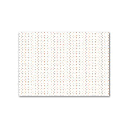 Off-White Cotton Canvas Fabric with Fine Orange Diamonds, FACC-1380-111